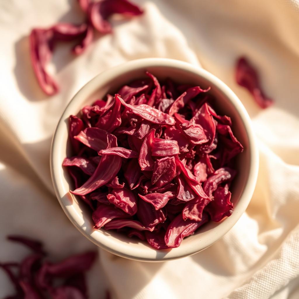 Dehydrated red onion